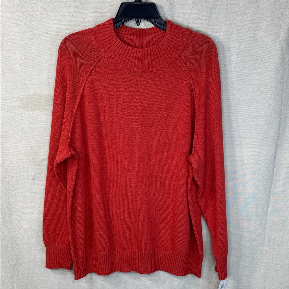 89th & Madison Sweater Red Crew Neck in Size 2x  NWT‎